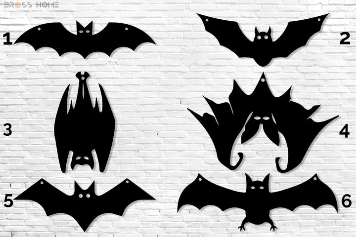 Halloween Hanging Bats (6 Pieces) - BrossHome