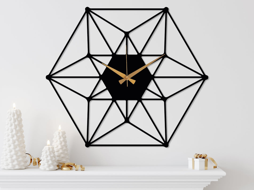 Hexagon Wall Clock - BrossHome