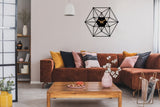 Hexagon Wall Clock - BrossHome Metal Wall Art