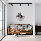 Large Minimalist Wall Clock - BrossHome Metal Wall Art