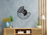 Large Minimalist Wall Clock - BrossHome Metal Wall Art