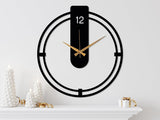 Large Modern Metal Wall Clock - BrossHome Metal Wall Art