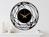 Large Round Metal Wall Clock - BrossHome Metal Wall Art
