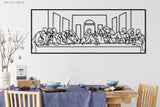 Last Supper Metal Wall Art by Leonardo Da Vinci - BrossHome Metal Wall Art