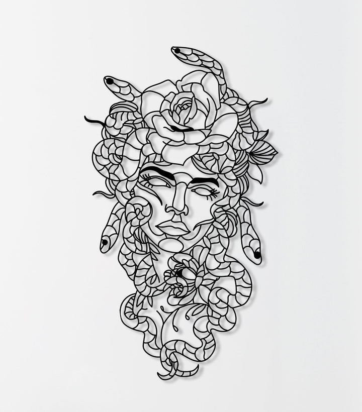 Medusa Metal Wall Art - BrossHome