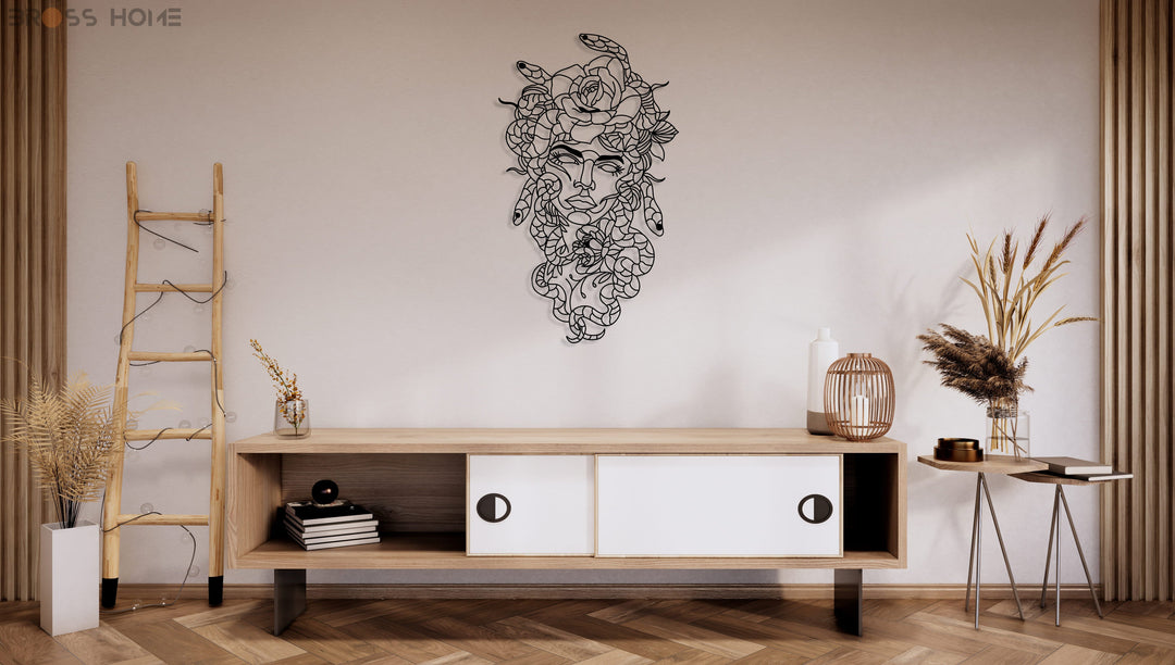 Medusa Metal Wall Art - BrossHome