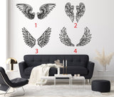 Metal Angel Wings Wall Decor (Set Of 2) - BrossHome Metal Wall Art
