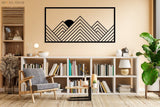 Metal Art Mountain Scene - BrossHome Metal Wall Art