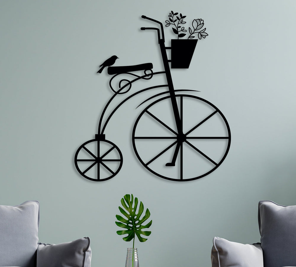 Metal Bicycle Wall Art - BrossHome