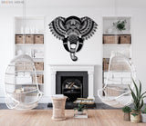 Metal Elephant Wall Art - BrossHome Metal Wall Art