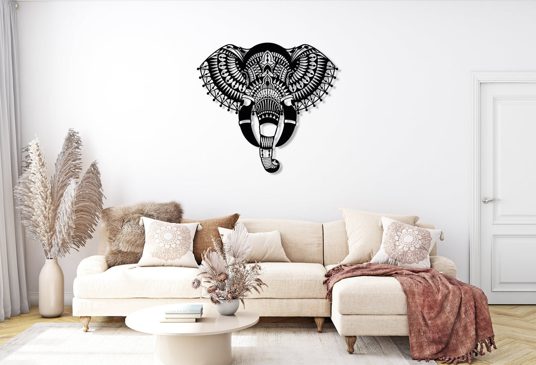 Metal Elephant Wall Art - BrossHome