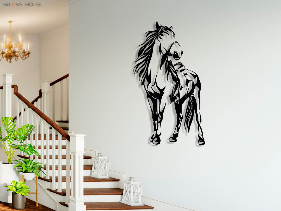 Metal Horse Wall Art - BrossHome