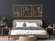 Metal Wall Art Kissing Couple Line Art - BrossHome Metal Wall Art