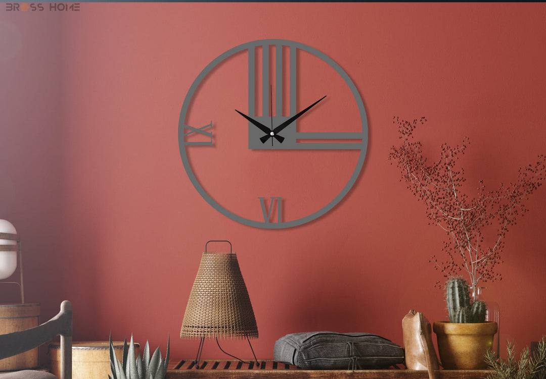 Minimalist Silent Large Wall Clock - BrossHome