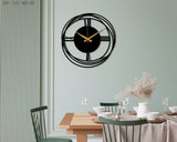 Minimalist Wall Clock - BrossHome Metal Wall Art