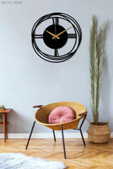 Minimalist Wall Clock - BrossHome Metal Wall Art