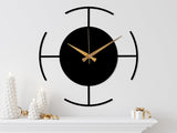 Modern Designer Wall Clock - BrossHome Metal Wall Art