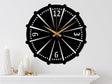 Modern Industrial Wall Clock Art - BrossHome Metal Wall Art