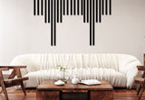 Modern Minimalist Wall Art (Stripes Set Of 3) - BrossHome Metal Wall Art