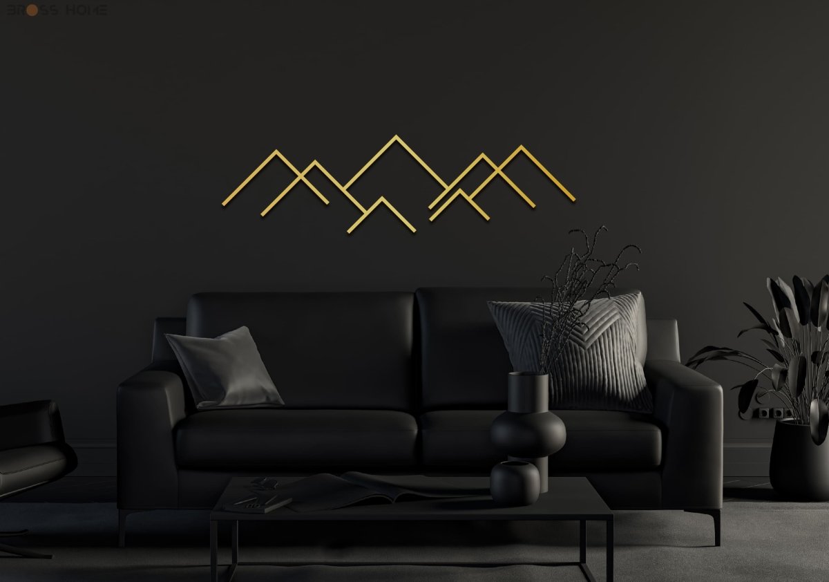 Modern Minimalist Wall Art (Stripes Set Of 3) - BrossHome Metal Wall Art