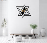 Modern Minimalist Wall Clock - BrossHome Metal Wall Art