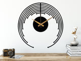 Modern Silent Wall Clock - BrossHome Metal Wall Art