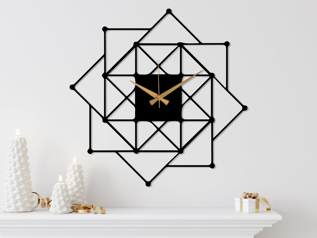 Modern Visions Geometric Wall Clock - BrossHome
