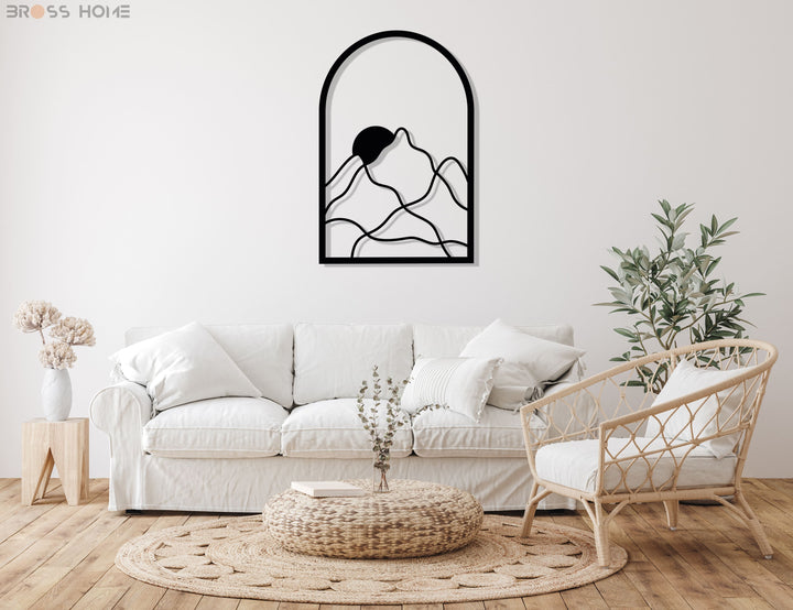 Mountain Abstract Wall Art - BrossHome