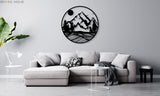 Mountain Forest Metal Wall Art - BrossHome Metal Wall Art