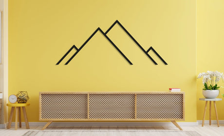 Mountain Metal Art - BrossHome Metal Wall Art