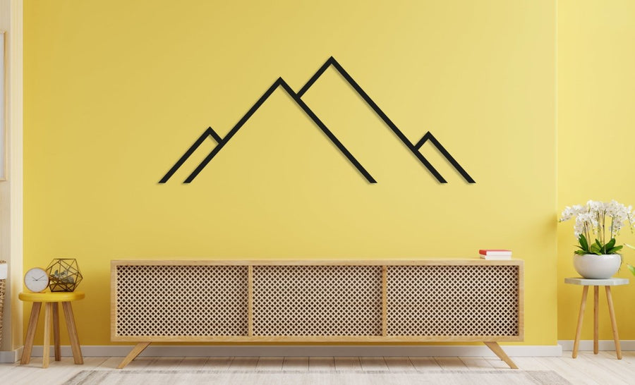 Mountain Metal Art - BrossHome Metal Wall Art