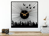 Nature Wall Clock - BrossHome Metal Wall Art