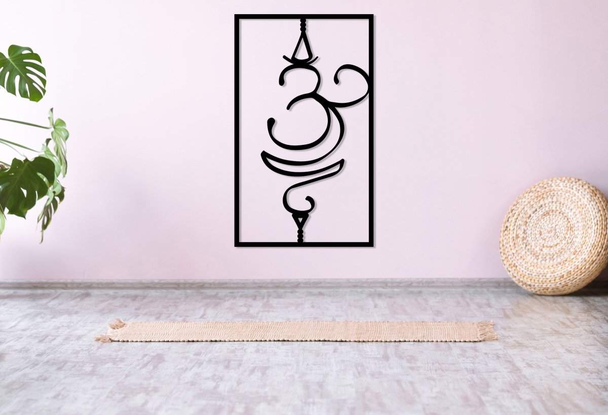 Om Symbol Wall Decor - BrossHome Metal Wall Art