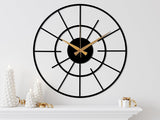 Oversized Wall Clocks For Living Room - BrossHome Metal Wall Art
