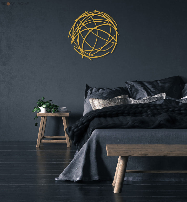 Round Abstract Wall Art - BrossHome