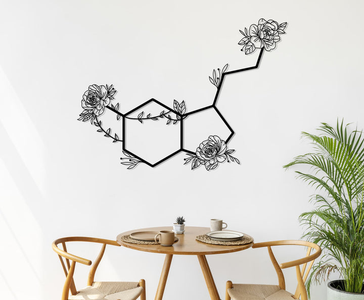 Serotonin Metal Wall Art - BrossHome