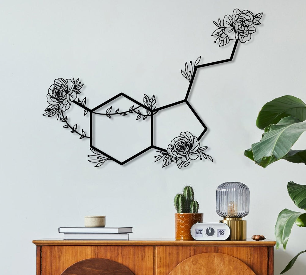 Serotonin Metal Wall Art - BrossHome Metal Wall Art