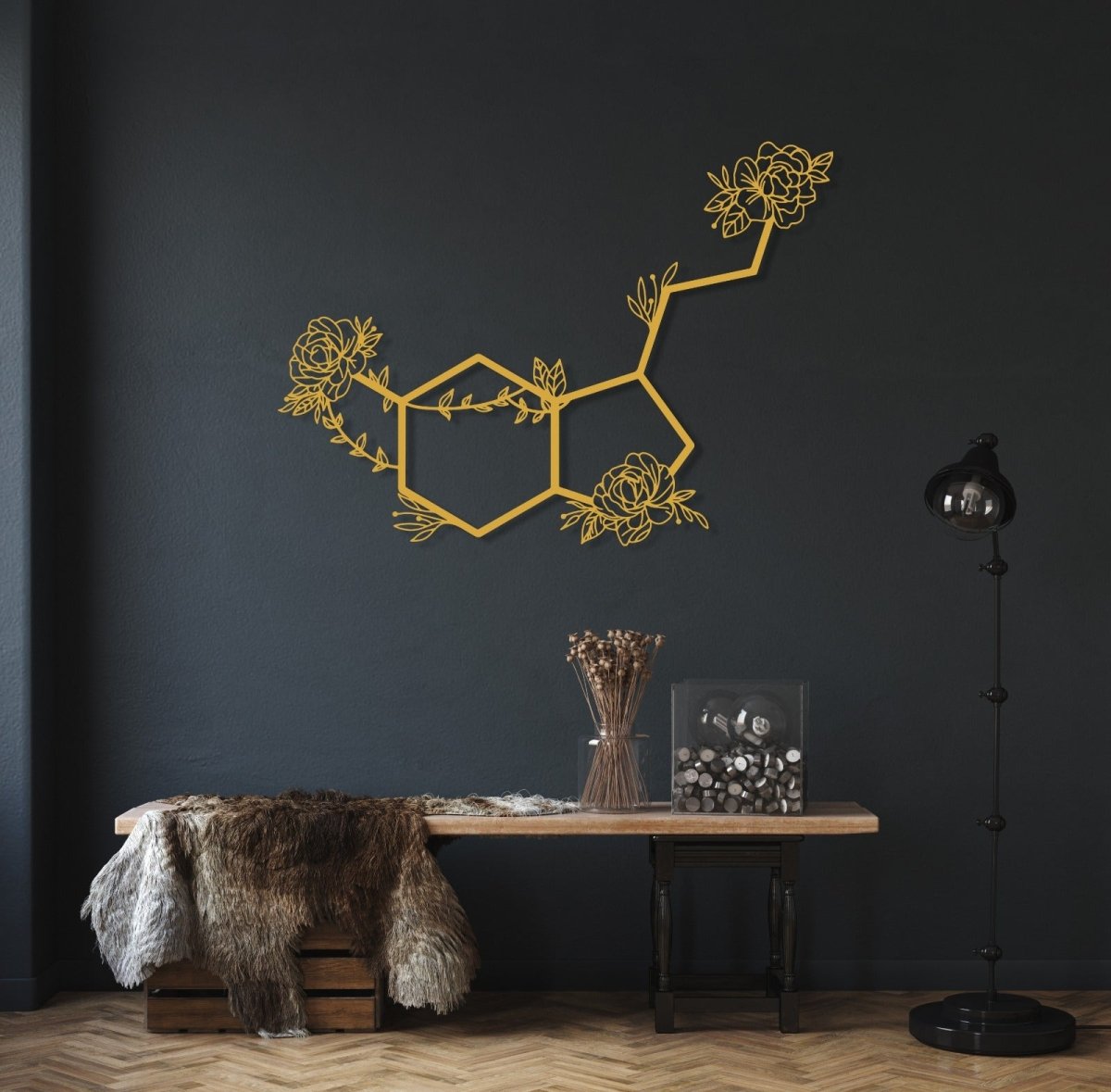 Serotonin Metal Wall Art - BrossHome Metal Wall Art