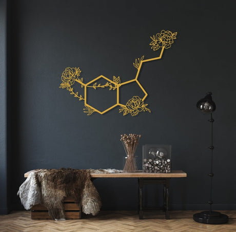 Serotonin Metal Wall Art - BrossHome Metal Wall Art