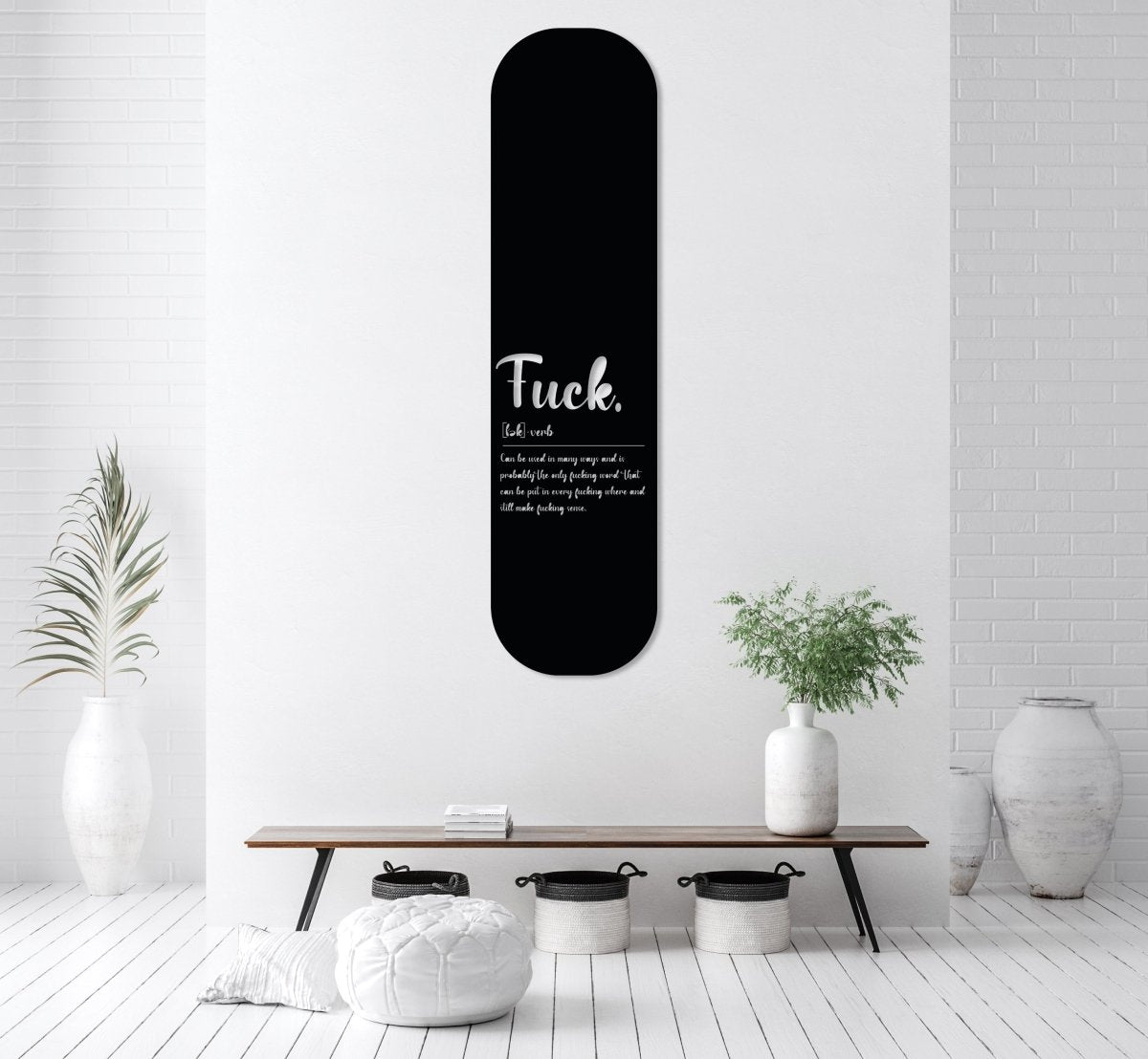 Slang Dictionary Quote Metal Wall Decor - BrossHome Metal Wall Art