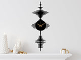 Soundwave Metal Wall Clock - BrossHome Metal Wall Art