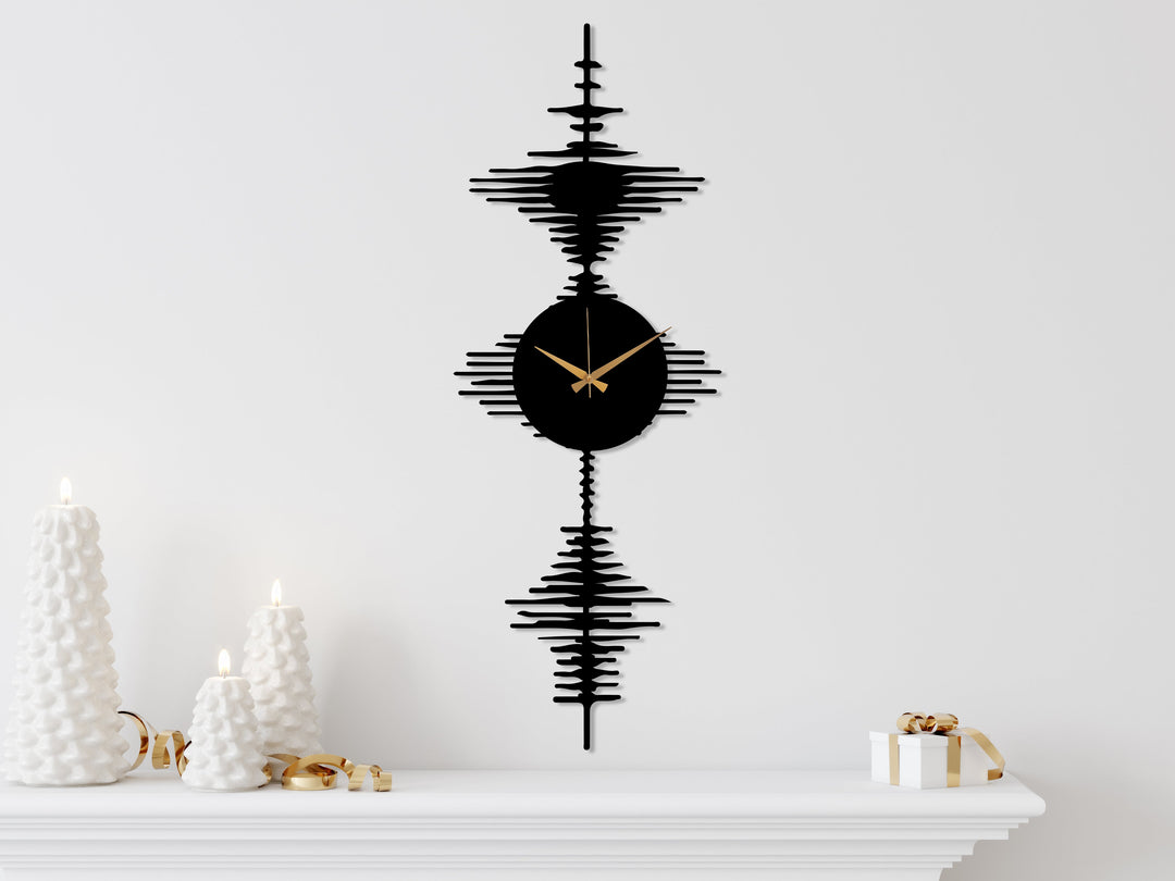 Soundwave Metal Wall Clock - BrossHome