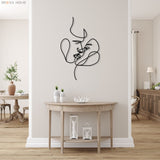 The Kiss Wall Art - BrossHome Metal Wall Art
