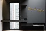 Time To Relax Sign - BrossHome Metal Wall Art