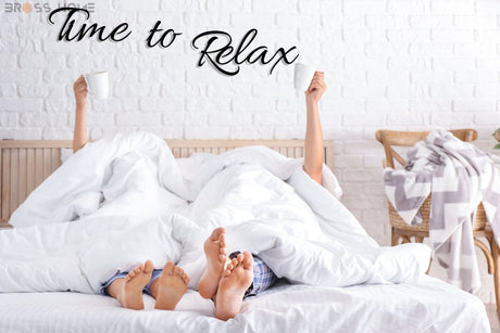 Time To Relax Sign - BrossHome Metal Wall Art