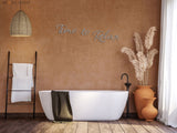 Time To Relax Sign - BrossHome Metal Wall Art