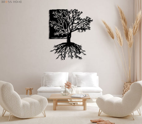 Tree Of Life Metal Wall Art - BrossHome Metal Wall Art