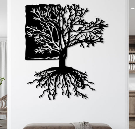 Tree Of Life Metal Wall Art - BrossHome Metal Wall Art