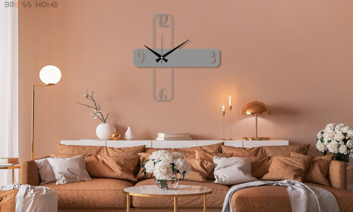 Unique Design Metal Wall Clock - BrossHome Metal Wall Art