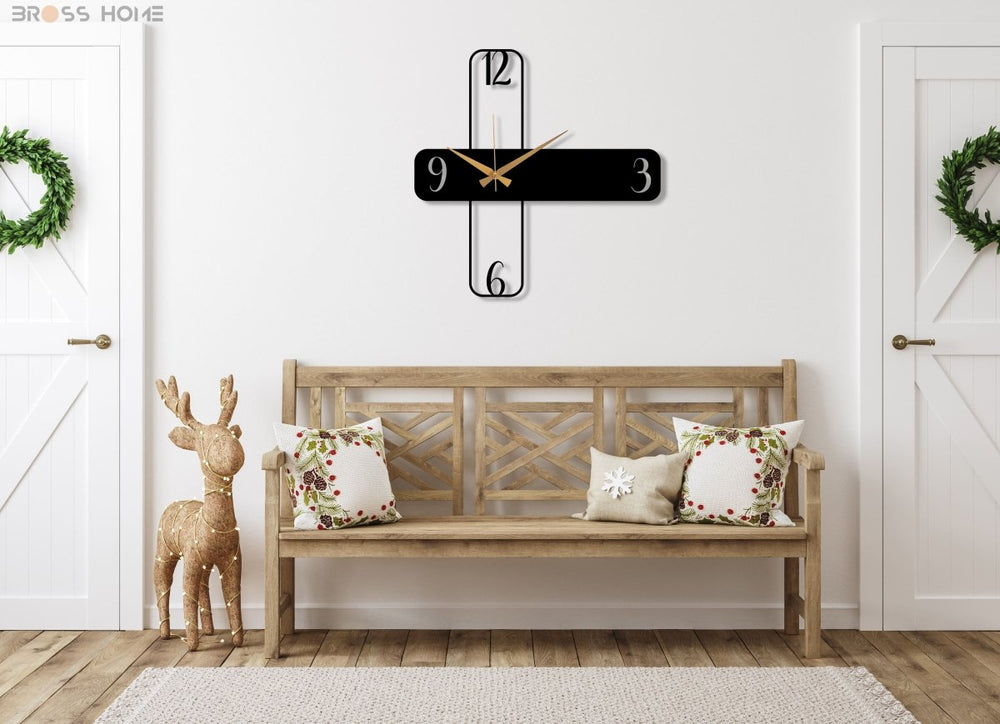 Unique Design Metal Wall Clock - BrossHome Metal Wall Art
